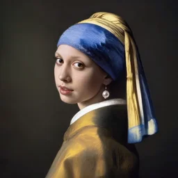 girl with a pearl earring, real life portrait, historical reenactment, history drama, beautiful, art brought to life, dslr photo, iso 1 0 0, f / 2 2, studio lighting, 8 k, indian girl, indian actor