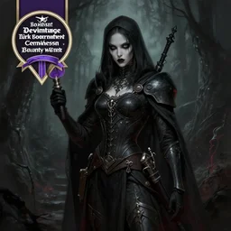 bounty hunter, a digital painting by anne stokes, deviantart contest winner, gothic art, gothic, goth, dark and mysterious