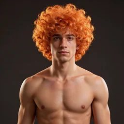 glowwave portrait of curly orange hair man as a agent, au naturel, hyper detailed, digital art, trending in artstation, cinematic lighting, studio quality, smooth render, unreal engine 5 rendered, octane rendered, art style by pixar warner bros dreamworks disney riot games and overwatch