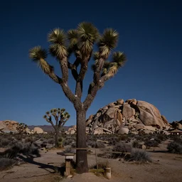 joshua tree national park at night