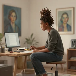 as an artist ( music, film, 3 d modeling / rendering, creative writing, portraiture ) and an ai engineer, i'll admit i have a lot of uncertainty about the future of art.
