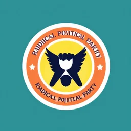 the logo of a radical political party, trending on behance.