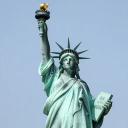 statue of liberty skeleton