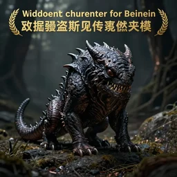 creature design, concept art, small, menacing, dark, brooding