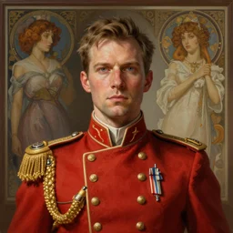 portrait of fire marshall bill, intricate, highly detailed, ray tracing, digital painting, artstation, concept art, smooth, sharp focus, illustration, art by artgerm and greg rutkowski and alphonse mucha, 8 k