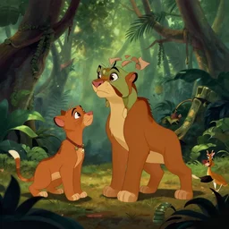 a still from the jungle book ( 1 9 6 7 )