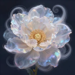 hairs, swirls, scrolls. bloom, lighting, iridescent. fantasy, digital painting, hd, detailed.