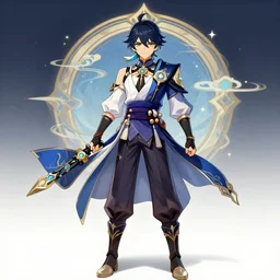 Genshin impact concept artwork character