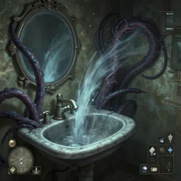 a sink spewing eldritch tentacles, fallout new vegas gameplay