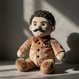 stalin as a stuffed animal