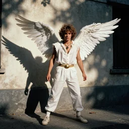 Xavier renegade angel 1980s street performer, shot on 35mm film