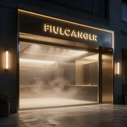 a luxury garage, vray rendering. lightning, cinematic lighting, fog. john berkey and paul gustav fischer.
