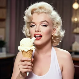 marilyn monroe made of ice cream