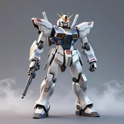 Panda themed japanese mecha robot, 3D Octane Render, beautiful, shiny, metallic, volumetric fog, gunpla, badass, cool, edgy, slick, realistic, concept art