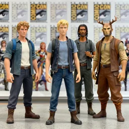mork, moros, kar, and dinshu go to comic con