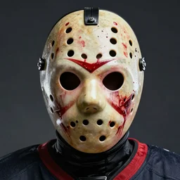 Full face portrait Jason friday the 13th, hockey mask, bloody,intricate, cinematic lighting, highly detailed, digital painting, artstation, concept art, smooth, sharp focus, illustration, art by Artgerm and Greg Rutkowski, Cgsociety