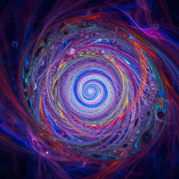 falling into a psychedelic fever dreams spiraling patterns