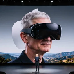 tim cook presents apple vr