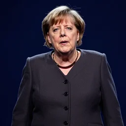 angela merkel as jesus, metal band