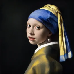 portrait of an absurdly beautiful, graceful girl, oil painting by johannes vermeer, an ultrafine hyperdetailed illustration by kim jung gi, 1 7 th century, art, oil on canvas, wet - on - wet technique, realistic, expressive emotions, intricate textures, illusionistic detail