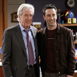film still of Jeffrey Epstein as Sheldon Cooper in The Big Bang Theory, 4k