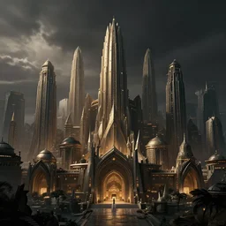 City of Atlantis, extremely detailed art, chiaroscuro composition, 4k, 8k, trending on ArtStation