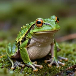frog, by luis royo