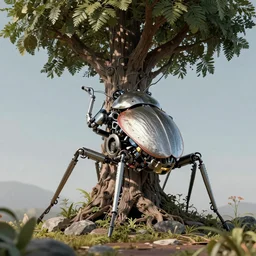 Megalorrhina harrisii bug robotics advanced cybernetics tree Smart bionicle organism biomimmicry exo Biomorph mech bionic biommimicry hydraulics trending on behance visualisation industrial design