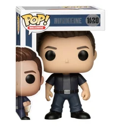 a funko pop of mike dewine, product photography, white background