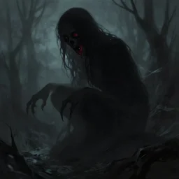 A shadow horror wanting to devour your soul, digital painting by greg rutkowski and james gurney, trending on artstation