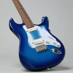 a blue magic guitar