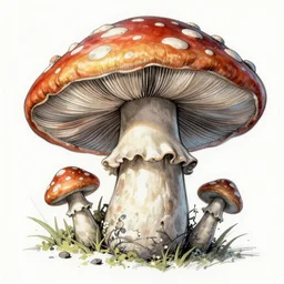 iconic hybrid infected mushroom sentinel head closeup album hyper detailed concept art crosshatch sketch illustration art style by Jonathan Wayshak and Toshihiro Egawa and Moebius and Artstation trending 8k