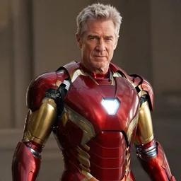 richard gere is new iron man, epic scene from marvel movie, photo realistic