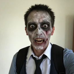 zombie selfie