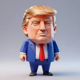 crazy glitchy buggy stylish strange low poly render of 3 d handsome soulless lifeless psychopathic donald trump, 1 9 9 8, portrait featured on artstation, cgsociety, unreal engine, volumetric lighting, rtx on, vibrant, grainy, vhs footage still, intricately detailed, award - winning, atmospheric, ambient, symbolic, artistic
