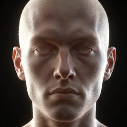 human face, micro displacement, subsurface scattering, backlit, arnold render