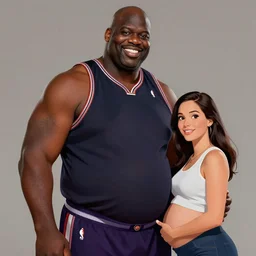 juno promotional image, shaquille o'neil pregnant, shaq, judge judy, juno, fan art, digital art, movie arttrending on artstation