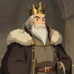 portrait of medieval old king, artstation, detailed cartoon, elegant, digital painting, concept art, smooth, sharp focus, illustration, ghibli 8 k makoto shinkai, don bluth, tom whalen, jean giraud, akihiko yoshida