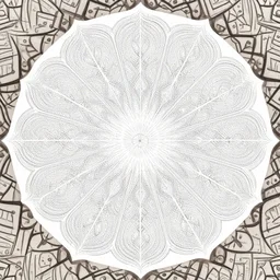 beautiful, radial, mandala, symmetrical, intricate, fine detail, radiant, crisp, clean, smooth lines