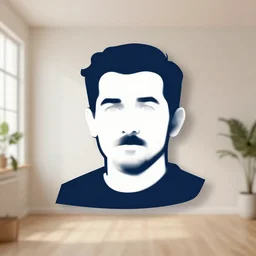 2 d logo, design, vector art, digital art, portrait, 4 k, 8 k, sharp focus, smooth, illustration, room, concept art