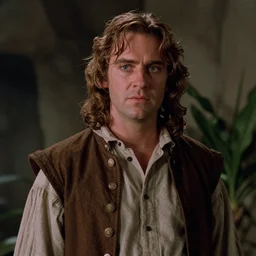 film still of theologian John Calvin in Jurassic Park (1993)