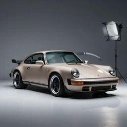 photo of a porsche 9 1 1, studio lighting