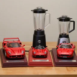 Ferrari, 3 model, blender