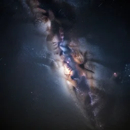 a photo of the milkyway from the nasa, photorealistic galaxy picture, made by nasa, nebulosa, meteors, trending on flickr