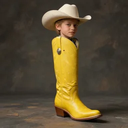 yellow foot cowboy