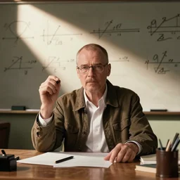 walter white doing math