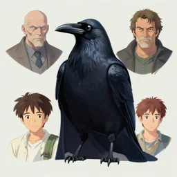 anthropomorphic raven portrait, cloak, game design fanart by concept artist gervasio canda, behance hd by jesper ejsing, by rhads, h. r. giger, makoto shinkai and lois van baarle, ilya kuvshinov
