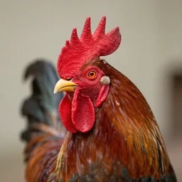 rooster - headed cat