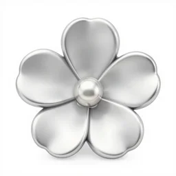 a luxury jewelry, flower forms, no people