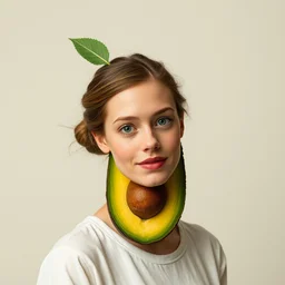 portrait of emma watson head on an avocado < : emmacado : 1 0 0 8 9 8 1 3 4 2 1 6 5 4 0 1 6 5 0 > - n 4